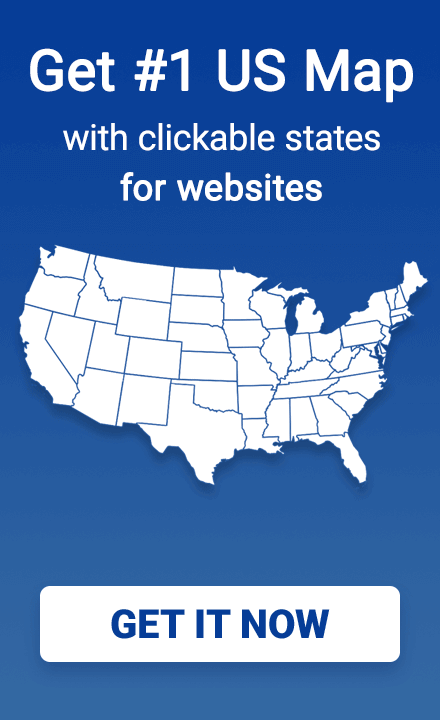 US Map for websites