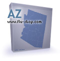 Arizona interactive flash map