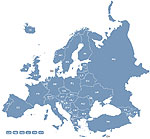 Flash Map of Europe. Europe Map Locator 1.5