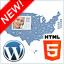 WordPress United States Map