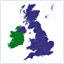 interactive map of UK and Ireland