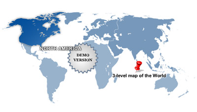 3-Level World Map 1.1 full