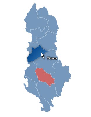Albania Map Locator screenshot