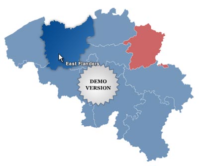 Belgium Map Locator screenshot