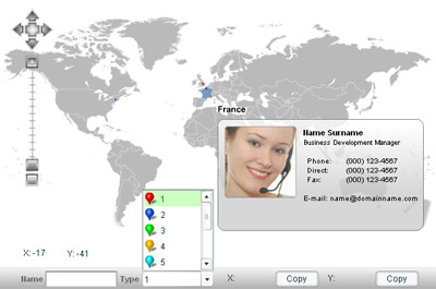 Diamond Map of the World software