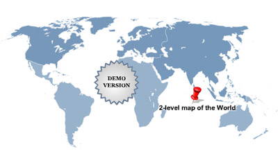 Multi-level World Map (Complete set #2) screenshot