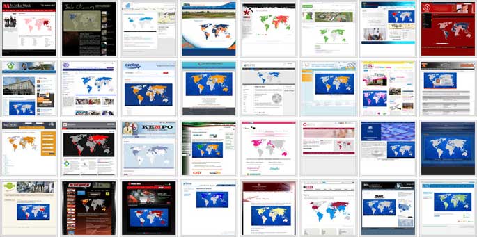 Showcase Interactive World Map