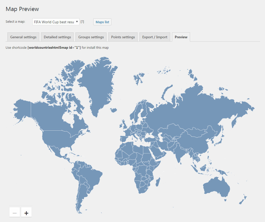 map of the world interactive Creating Interactive Map Of Fifa World Cup Best Results In 15 Minutes map of the world interactive