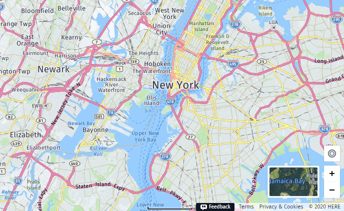 Screenshot of HERE WeGo as an alternative to Google Maps