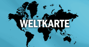 World map for WordPress in German