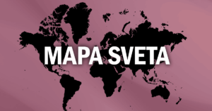 World map for WordPress in Slovak