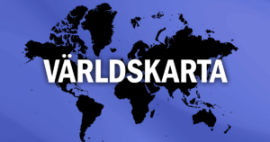 World map for WordPress in Swedish