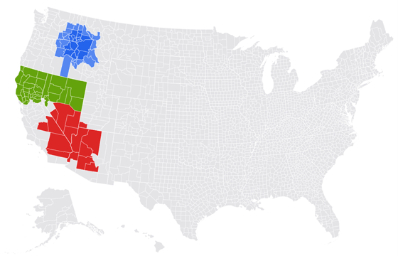 US Counties Map Maker