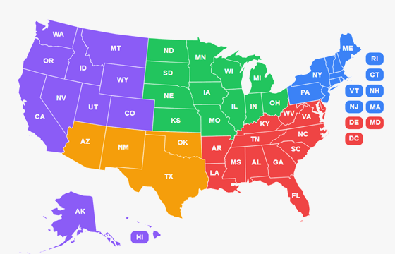US Sales Territory Map Maker