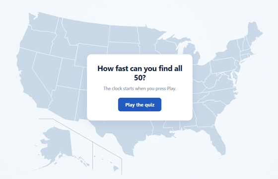 US States Quiz Game