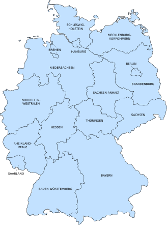 Germany SVG Map