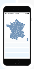 Responsive France map on mobile