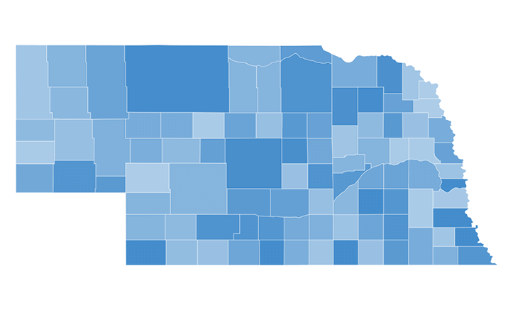 Nebraska Map