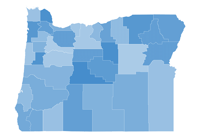 Oregon Map