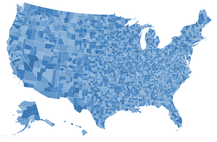 United States County Map