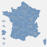 France regions with DOM-TOM